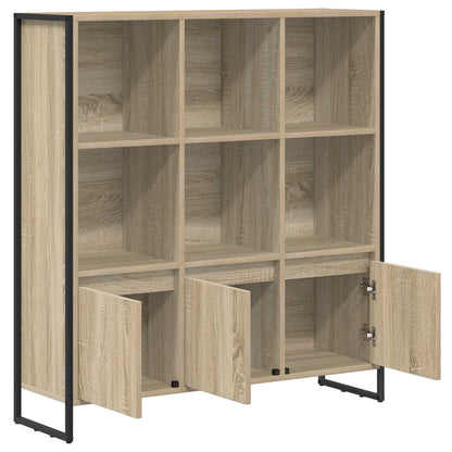 vidaXL Book Cabinet 99.5 x 30 x 108 cm Engineered Wood Sonoma