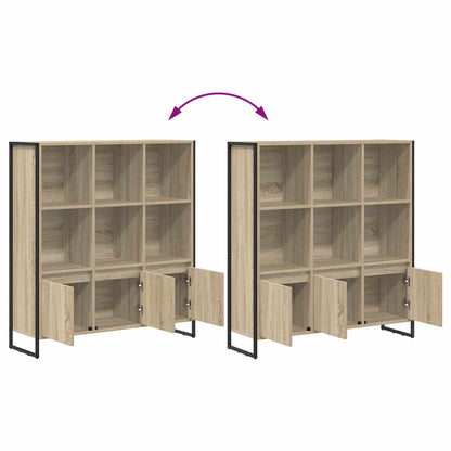 vidaXL Book Cabinet 99.5 x 30 x 108 cm Engineered Wood Sonoma