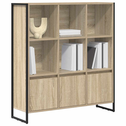 vidaXL Book Cabinet 99.5 x 30 x 108 cm Engineered Wood Sonoma