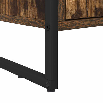 vidaXL Book Cabinet 99.5 x 30 x 108 cm Engineered Wood Smoke Oak