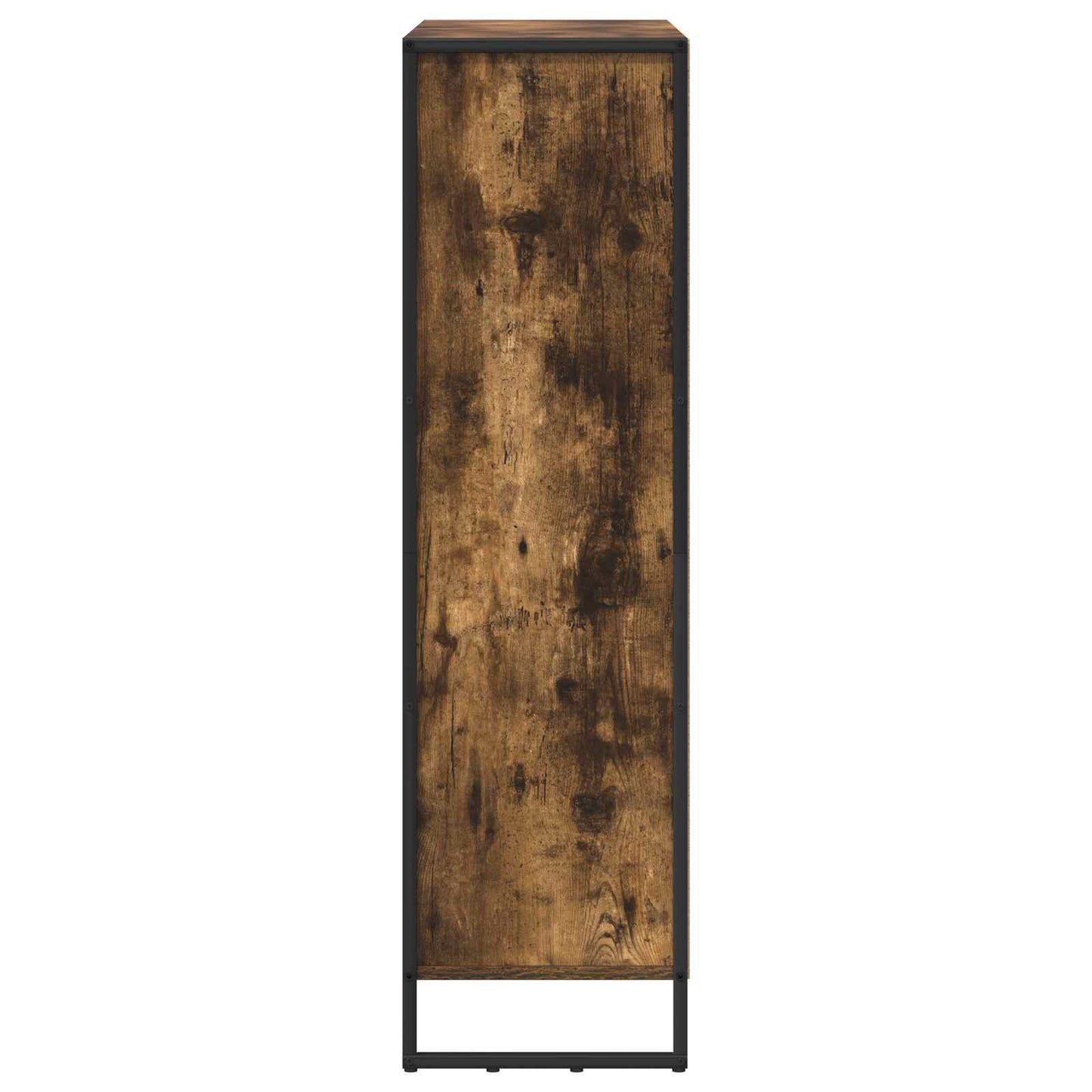 vidaXL Book Cabinet 99.5 x 30 x 108 cm Engineered Wood Smoke Oak