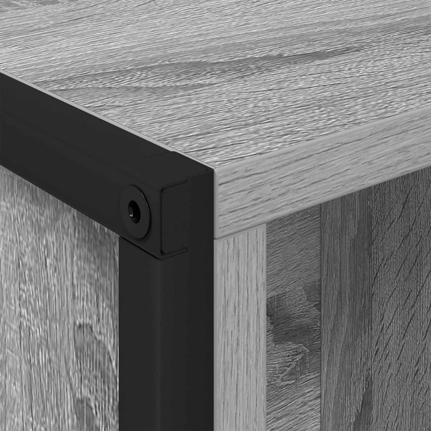 vidaXL Book Cabinet 2 pcs Grey Sonoma 99.5 x 30 x 108 cm