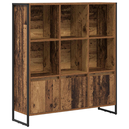 vidaXL Book Cabinet 99.5 x 30 x 108 cm Engineered Wood Old Wood