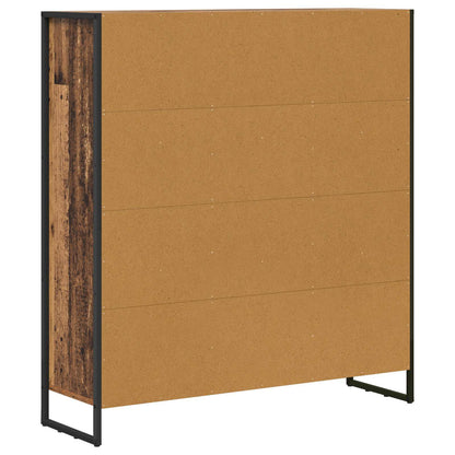 vidaXL Book Cabinet 99.5 x 30 x 108 cm Engineered Wood Old Wood