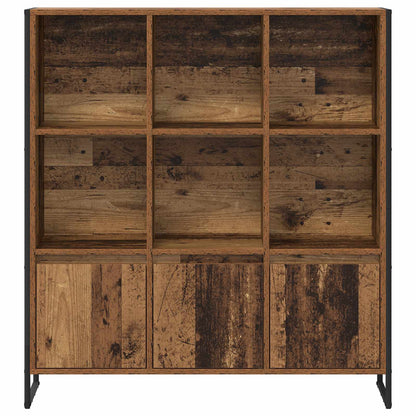 vidaXL Book Cabinet 99.5 x 30 x 108 cm Engineered Wood Old Wood