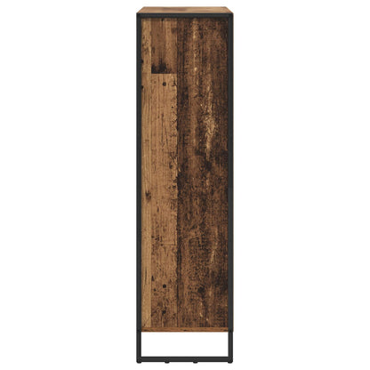 vidaXL Book Cabinet 99.5 x 30 x 108 cm Engineered Wood Old Wood