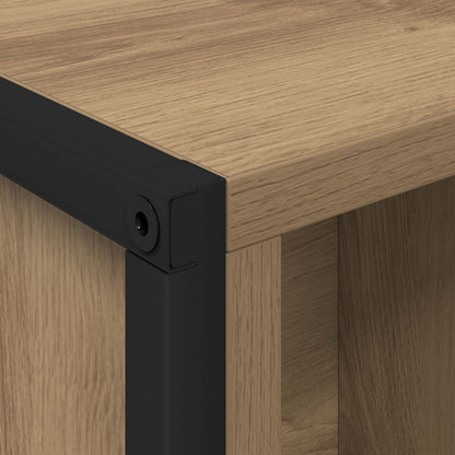 vidaXL Book Cabinet 99.5 x 30 x 108 cm Engineered Wood Artisian Oak