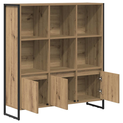 vidaXL Book Cabinet 99.5 x 30 x 108 cm Engineered Wood Artisian Oak