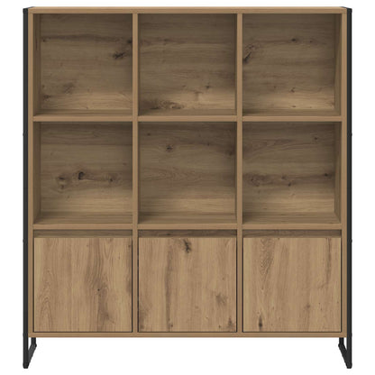 vidaXL Book Cabinet 99.5 x 30 x 108 cm Engineered Wood Artisian Oak