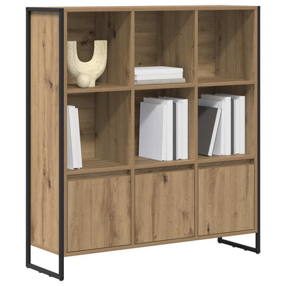 vidaXL Book Cabinet 99.5 x 30 x 108 cm Engineered Wood Artisian Oak
