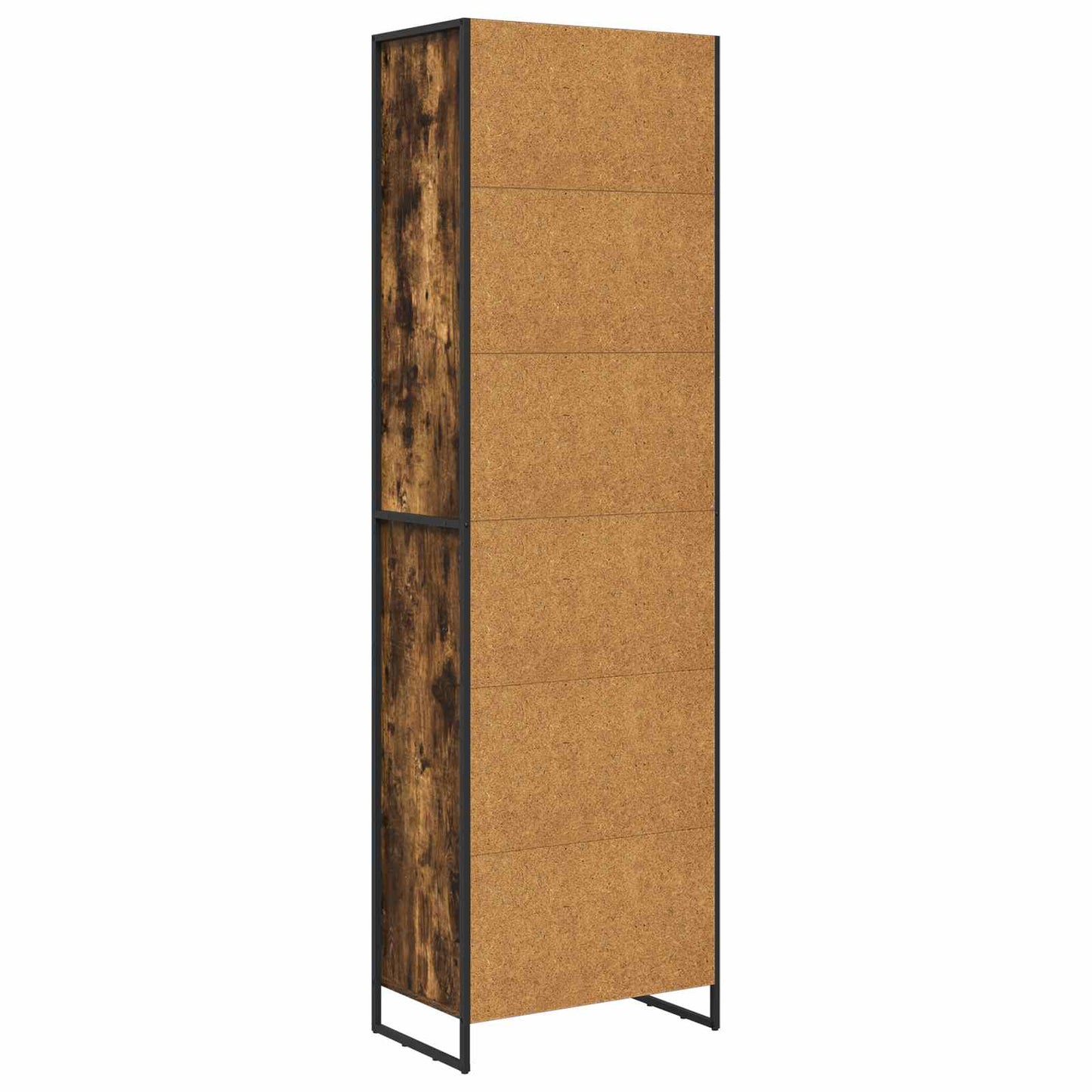 vidaXL Tall Cabinets Smoke Oak 60 x 36 x 200 cm Engineered Wood