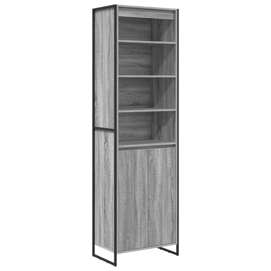 vidaXL Tall Cabinets Grey Sonoma 60 x 36 x 200 cm Engineered Wood