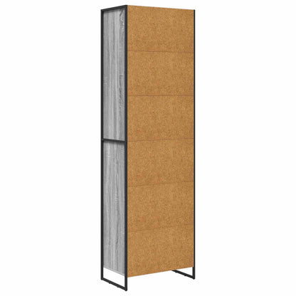 vidaXL Tall Cabinets Grey Sonoma 60 x 36 x 200 cm Engineered Wood