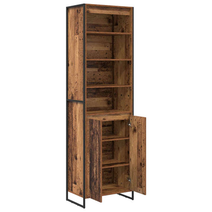 vidaXL Tall Cabinets Old Wood 60 x 36 x 200 cm Engineered Wood