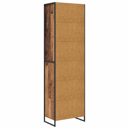 vidaXL Tall Cabinets Old Wood 60 x 36 x 200 cm Engineered Wood
