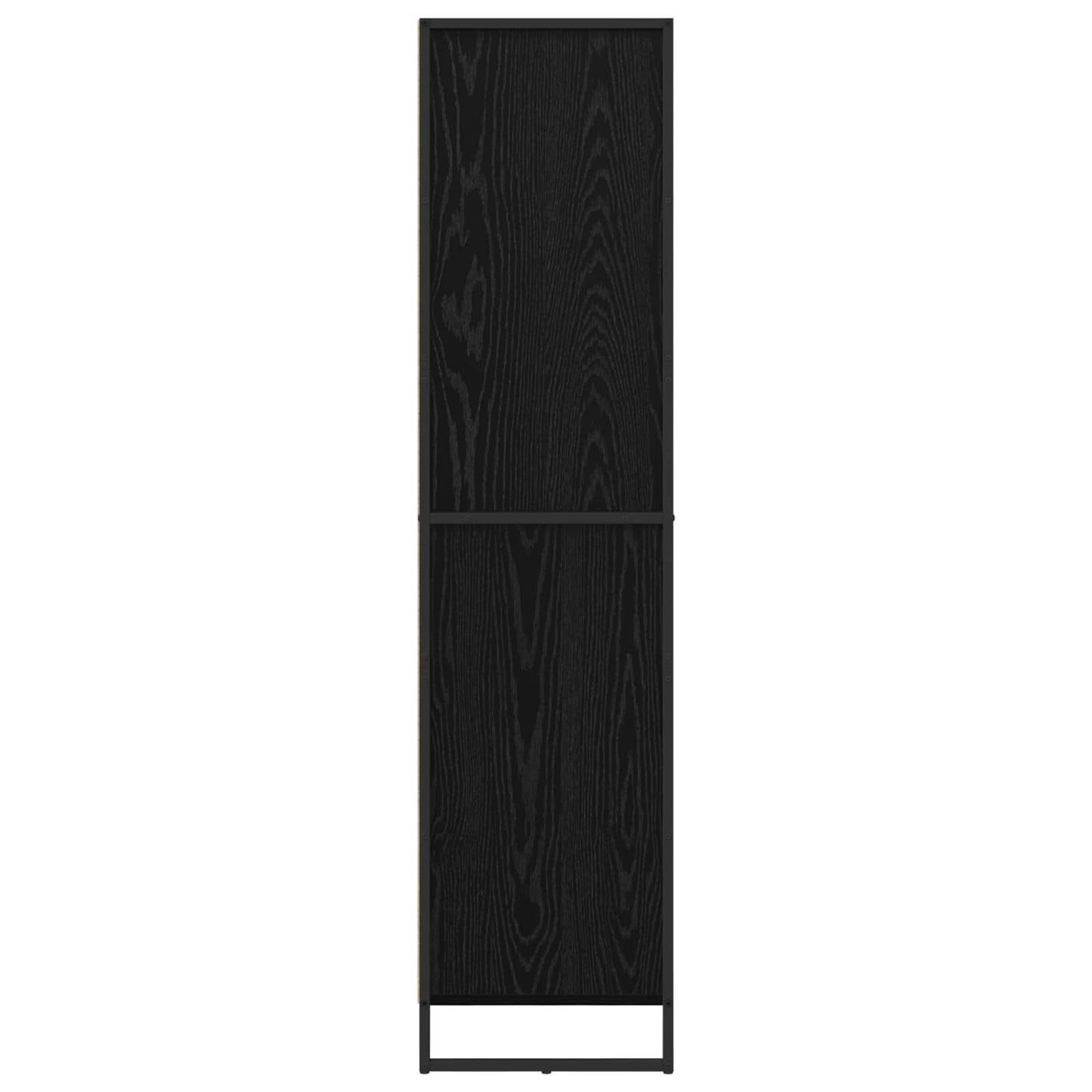 vidaXL Sideboard Black Oak 81 x 36 x 150.5 cm Engineered Wood