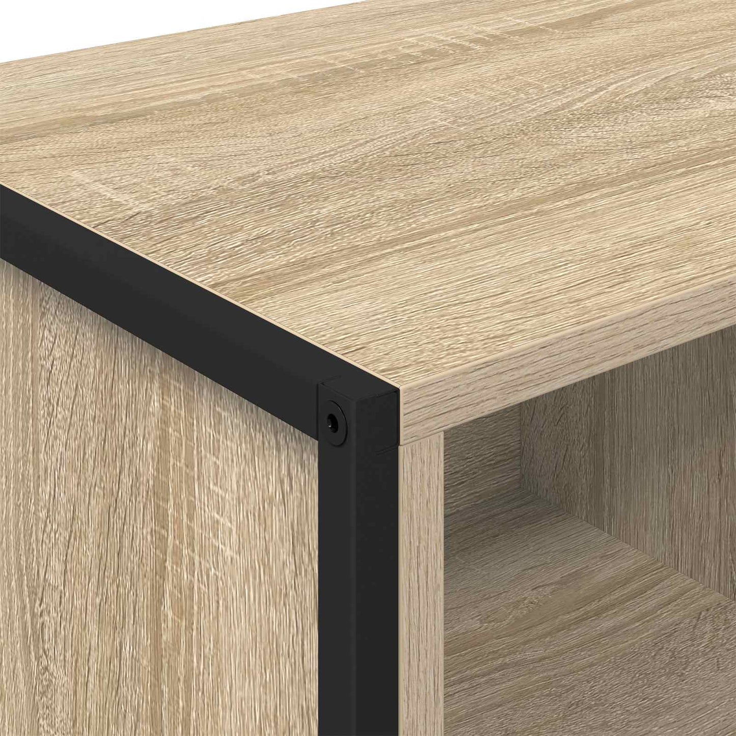 vidaXL Sideboard Sonoma 81 x 36 x 150.5 cm Engineered Wood
