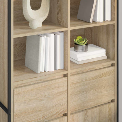 vidaXL Sideboard Sonoma 81 x 36 x 150.5 cm Engineered Wood