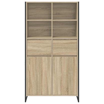 vidaXL Sideboard Sonoma 81 x 36 x 150.5 cm Engineered Wood