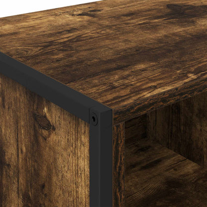 vidaXL Sideboard Smoke Oak 81 x 36 x 150.5 cm Engineered Wood