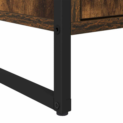 vidaXL Sideboard Smoke Oak 81 x 36 x 150.5 cm Engineered Wood