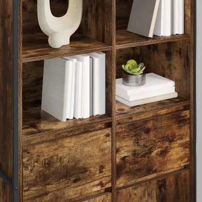 vidaXL Sideboard Smoke Oak 81 x 36 x 150.5 cm Engineered Wood