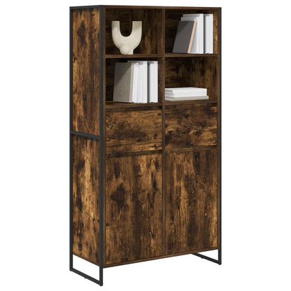 vidaXL Sideboard Smoke Oak 81 x 36 x 150.5 cm Engineered Wood