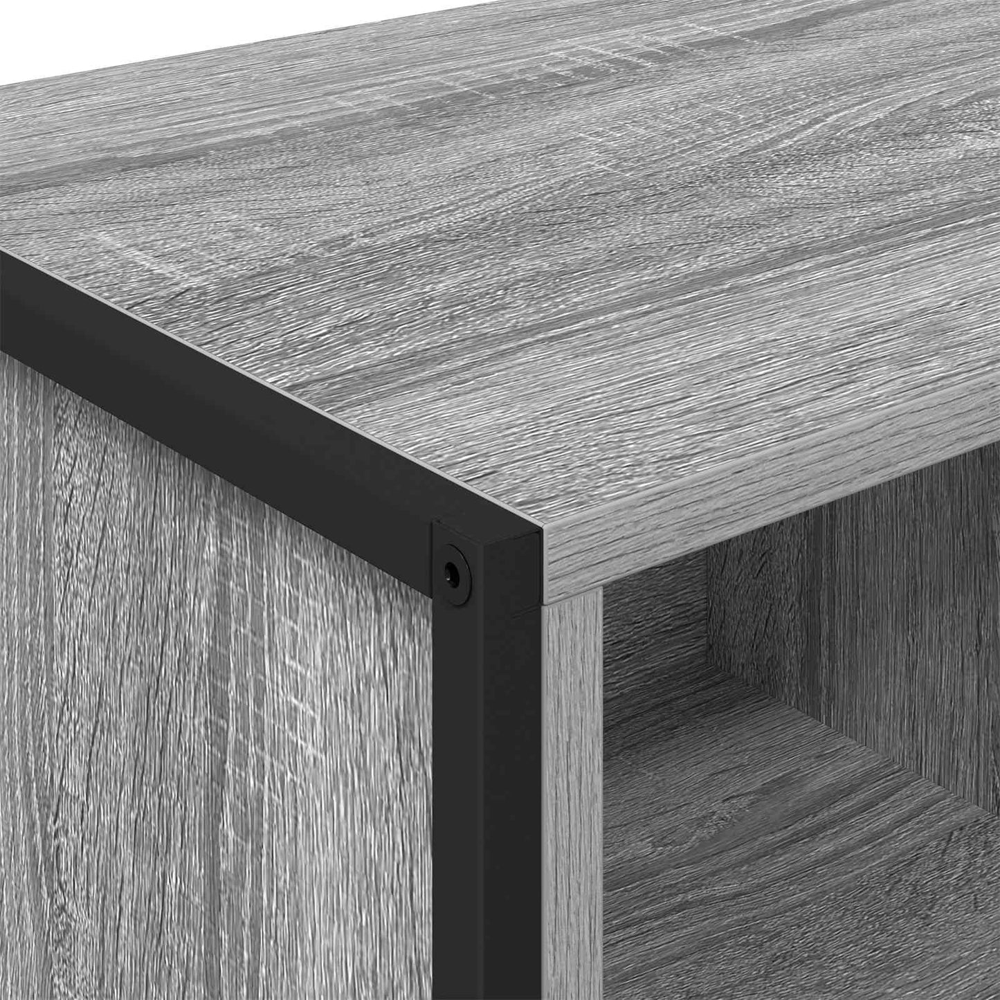vidaXL Sideboard Grey Sonoma 81 x 36 x 150.5 cm Engineered Wood
