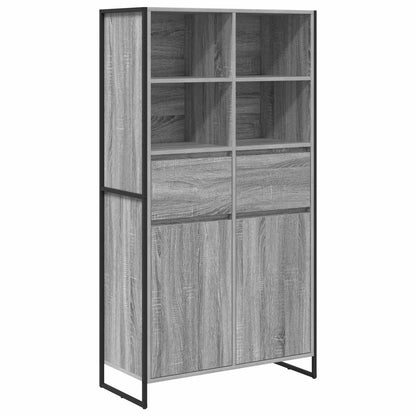 vidaXL Sideboard Grey Sonoma 81 x 36 x 150.5 cm Engineered Wood