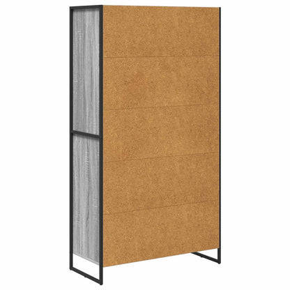 vidaXL Sideboard Grey Sonoma 81 x 36 x 150.5 cm Engineered Wood