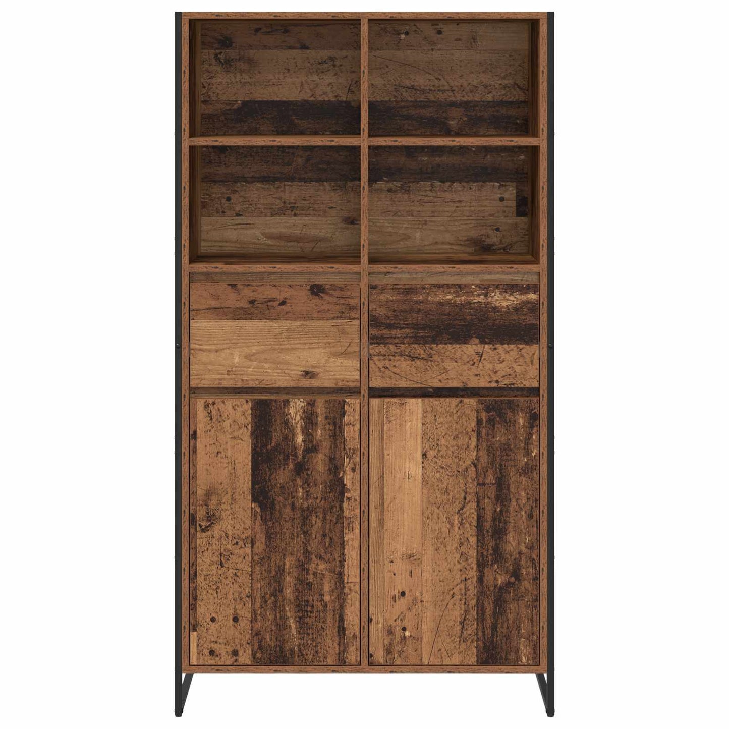 vidaXL Sideboard Old Wood 81 x 36 x 150.5 cm Engineered Wood