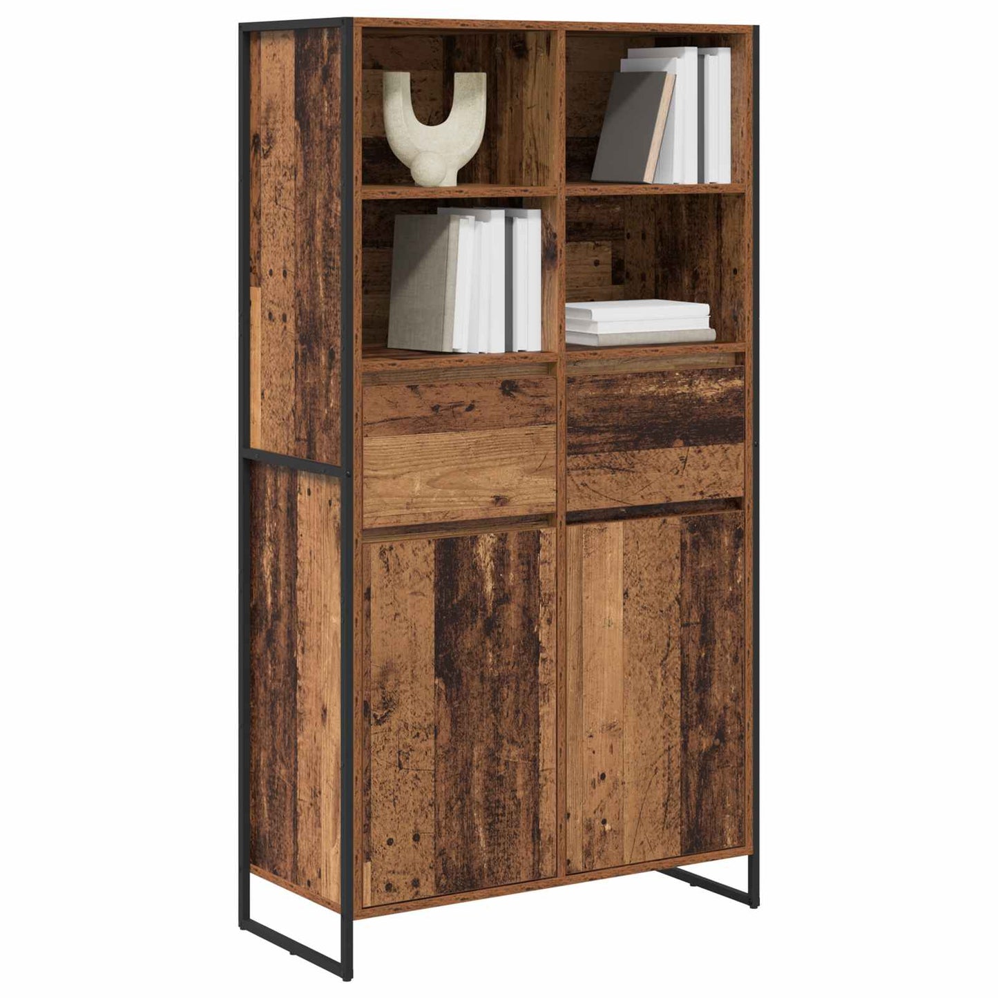 vidaXL Sideboard Old Wood 81 x 36 x 150.5 cm Engineered Wood