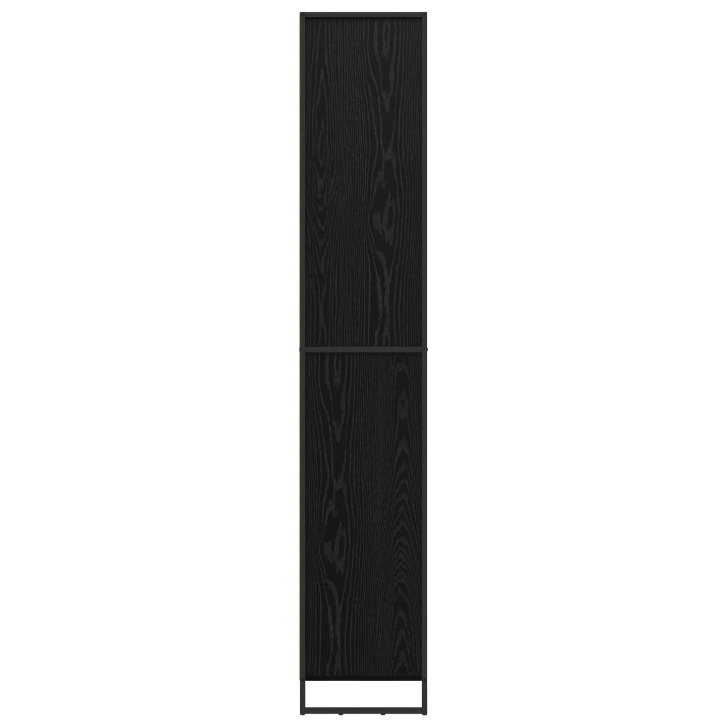 vidaXL Tall Cabinets Black Oak 79 x 36 x 200 cm Engineered Wood