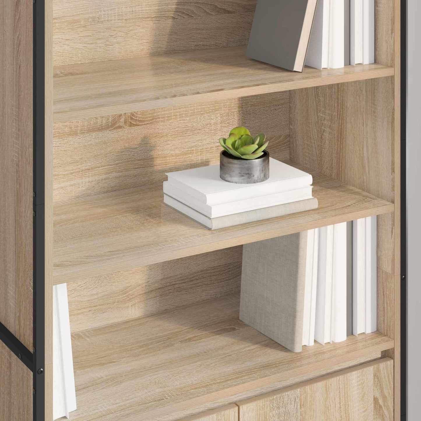 vidaXL Tall Cabinets Sonoma 79 x 36 x 200 cm Engineered Wood