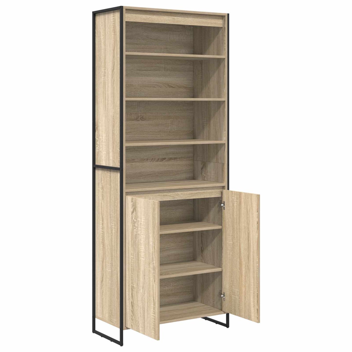 vidaXL Tall Cabinets Sonoma 79 x 36 x 200 cm Engineered Wood