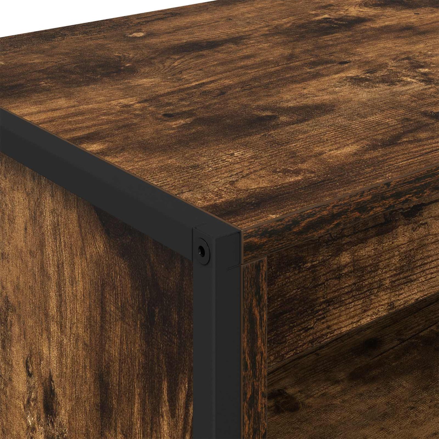 vidaXL Tall Cabinets Smoke Oak 79 x 36 x 200 cm Engineered Wood