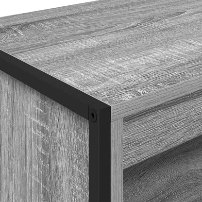 vidaXL Tall Cabinets Grey Sonoma 79 x 36 x 200 cm Engineered Wood