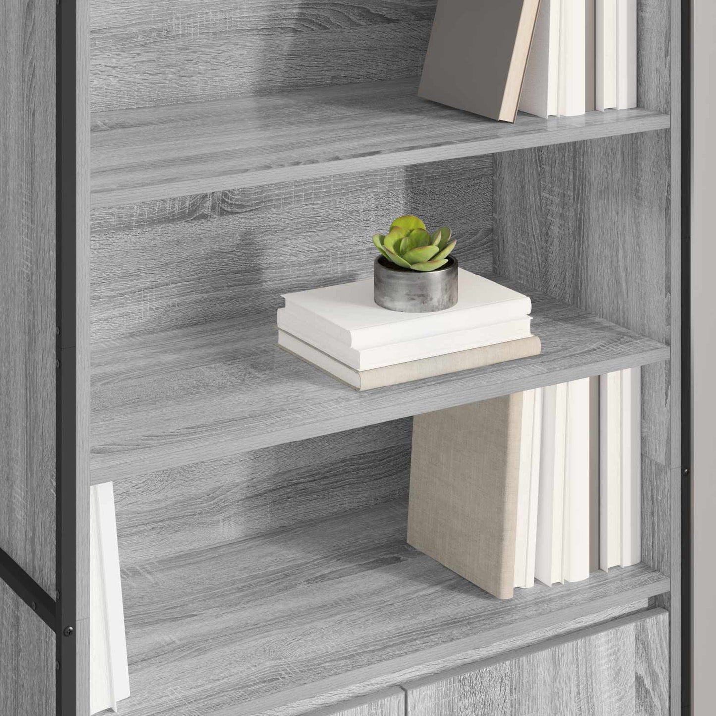 vidaXL Tall Cabinets Grey Sonoma 79 x 36 x 200 cm Engineered Wood