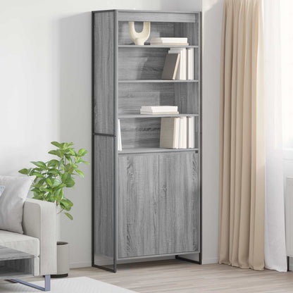 vidaXL Tall Cabinets Grey Sonoma 79 x 36 x 200 cm Engineered Wood