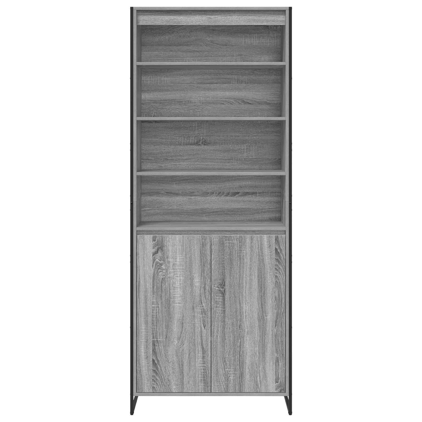 vidaXL Tall Cabinets Grey Sonoma 79 x 36 x 200 cm Engineered Wood