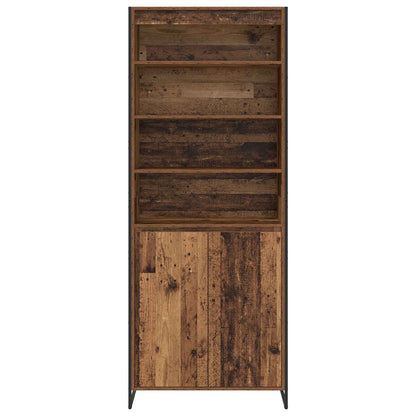 vidaXL Tall Cabinets Old Wood 79 x 36 x 200 cm Engineered Wood