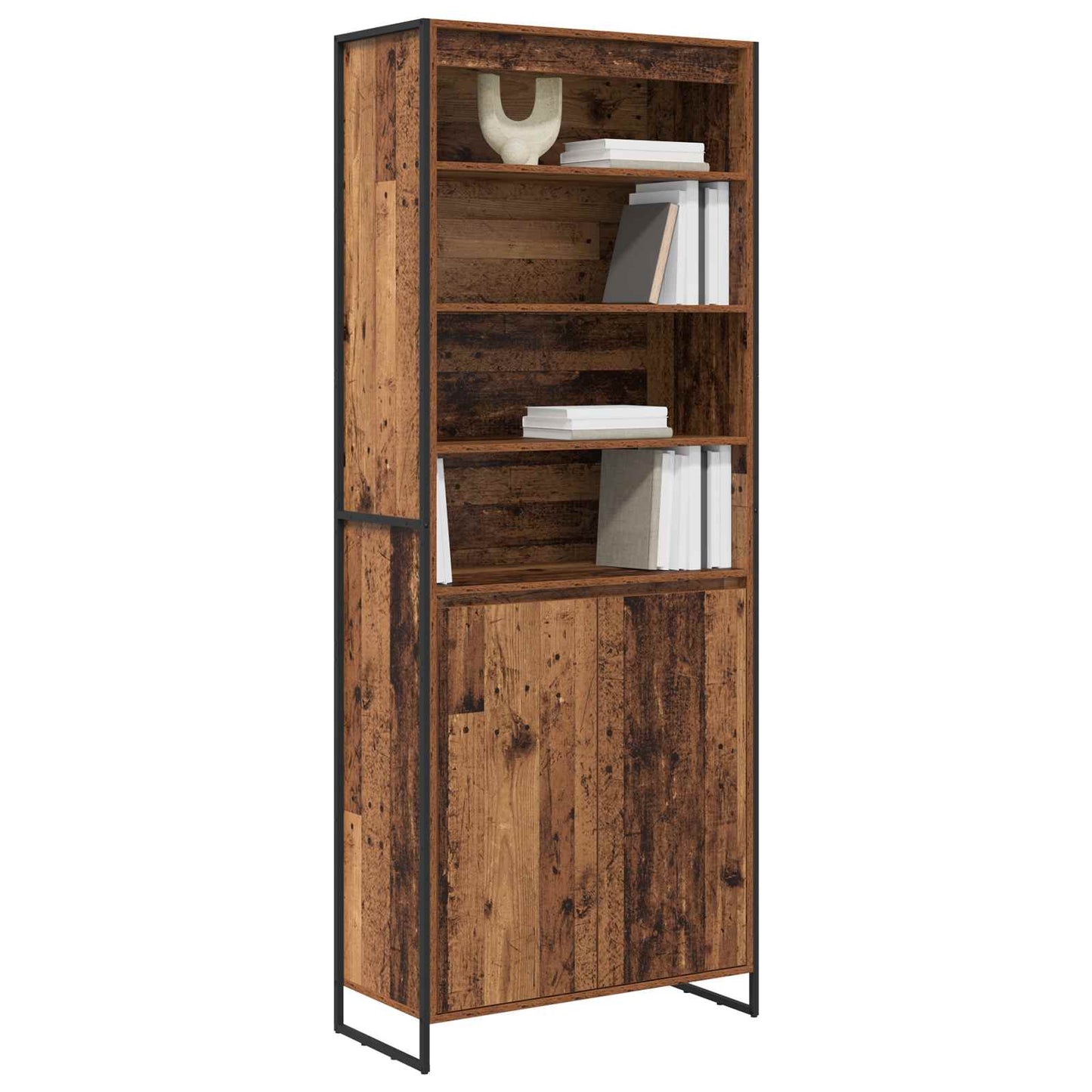 vidaXL Tall Cabinets Old Wood 79 x 36 x 200 cm Engineered Wood