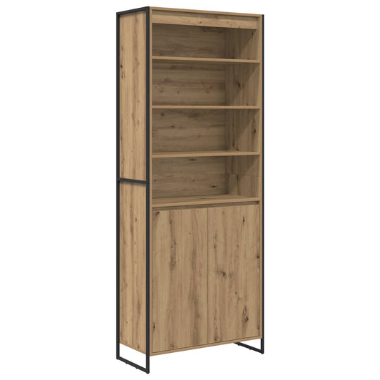 vidaXL Tall Cabinets Artisian Oak 79 x 36 x 200 cm Engineered Wood
