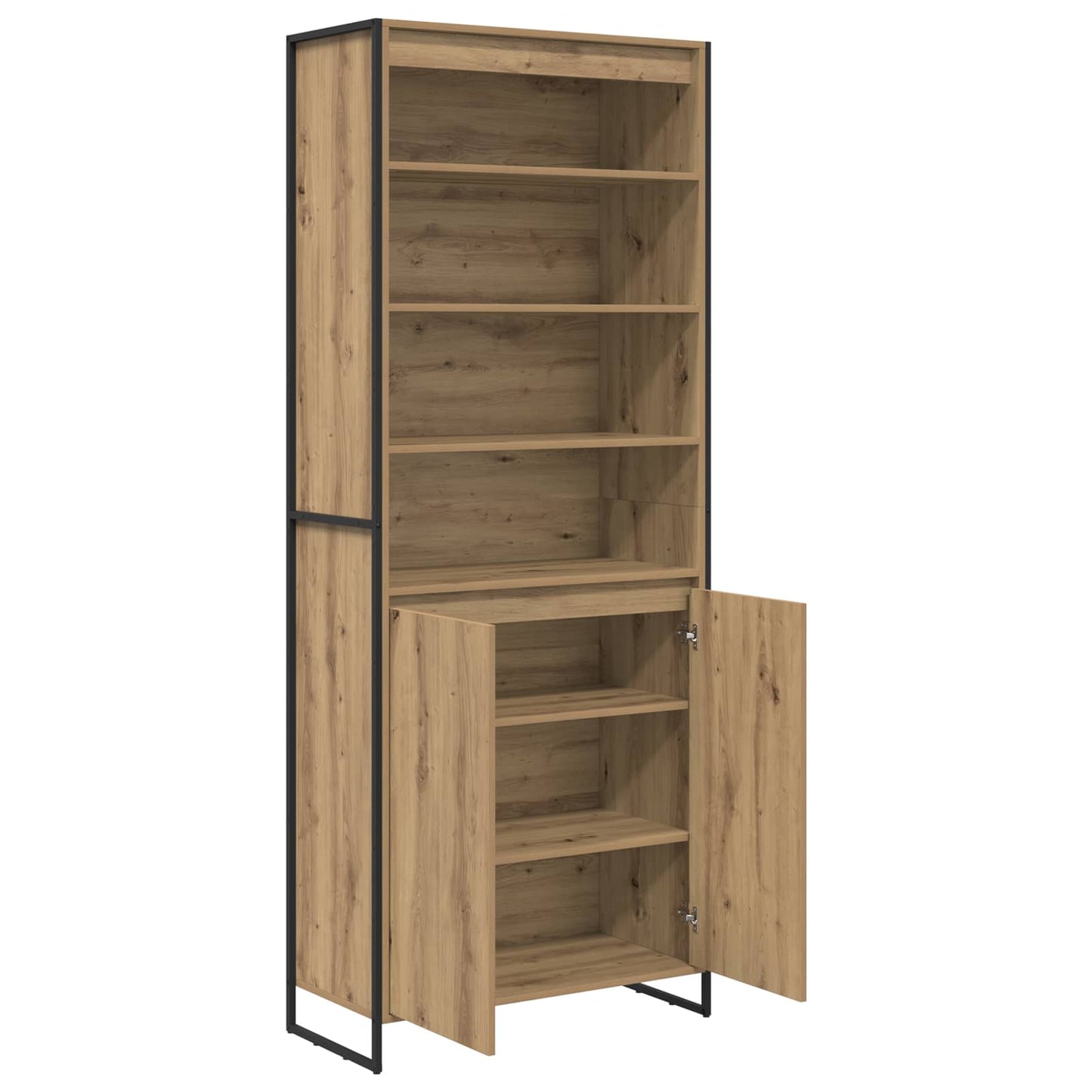 vidaXL Tall Cabinets Artisian Oak 79 x 36 x 200 cm Engineered Wood