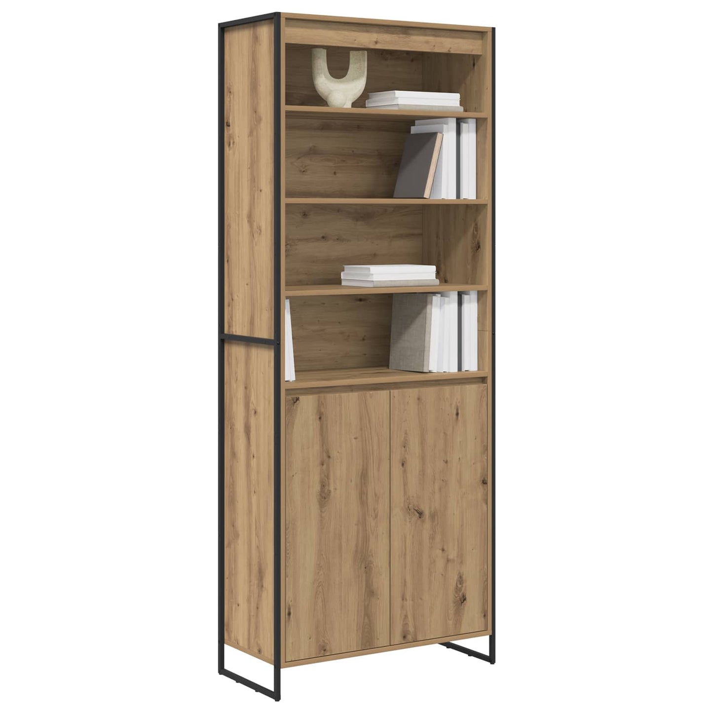 vidaXL Tall Cabinets Artisian Oak 79 x 36 x 200 cm Engineered Wood