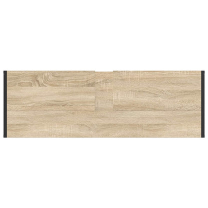 vidaXL Bathroom Furniture Set with Drawer Sonoma Oak Engineered Wood