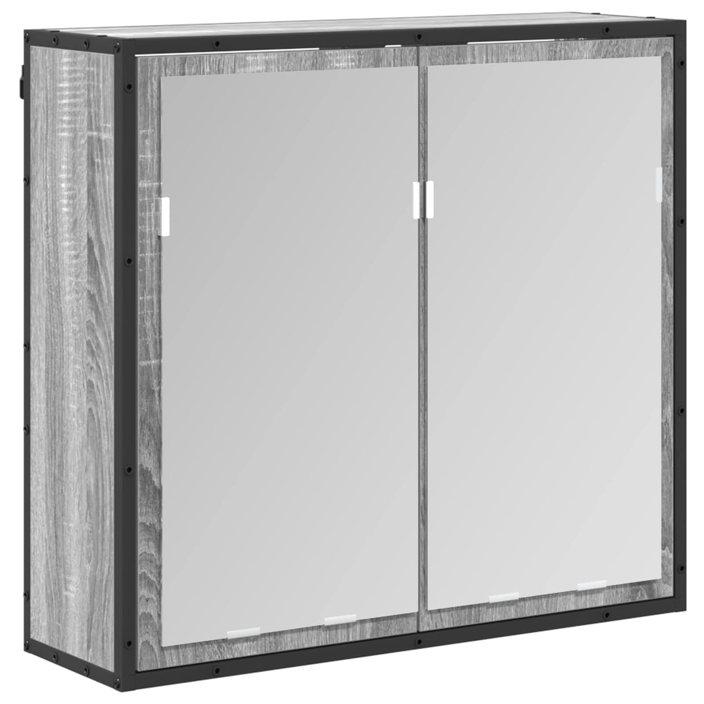 vidaXL Bathroom Furniture Set with Drawer Grey Sonoma Engineered Wood