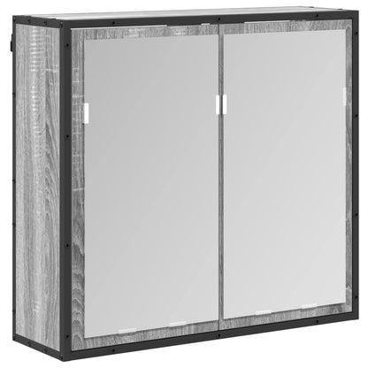 vidaXL Bathroom Furniture Set with Drawer Grey Sonoma Engineered Wood