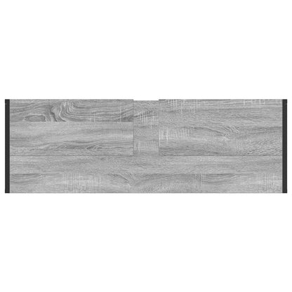 vidaXL Bathroom Furniture Set with Drawer Grey Sonoma Engineered Wood