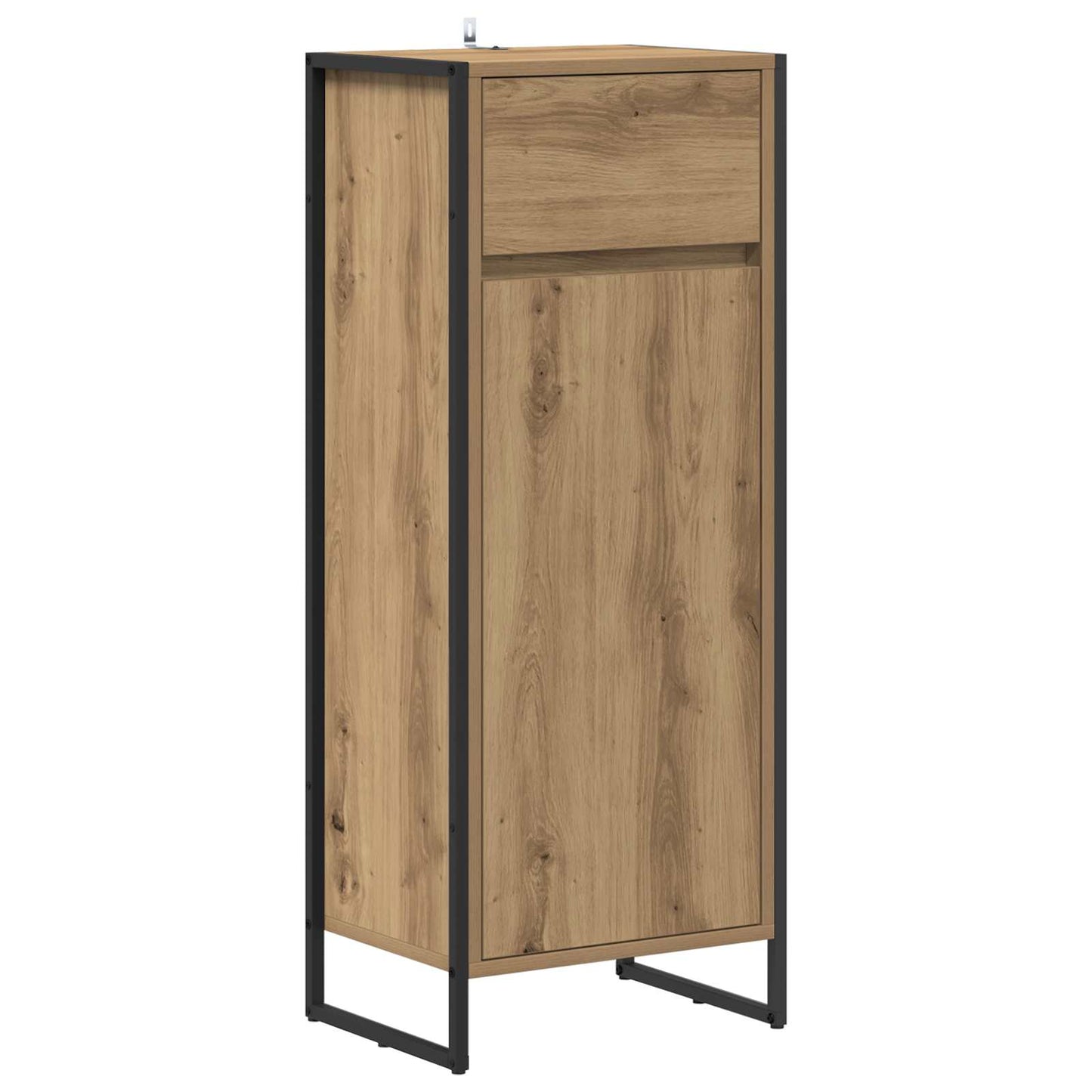 vidaXL Bathroom Furniture Set with Drawer Artisan Oak Engineered Wood